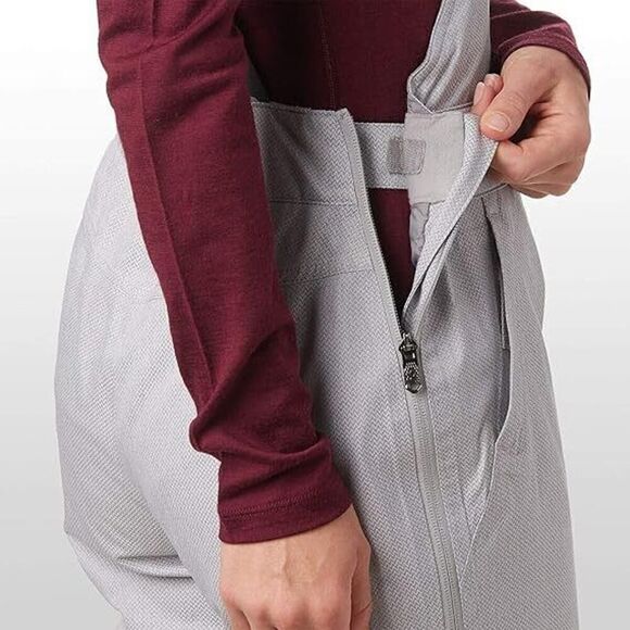 Spyder Womens The Terrain GTX Bib Silver Overalls Ski snowboard insulated Med - Picture 2 of 14